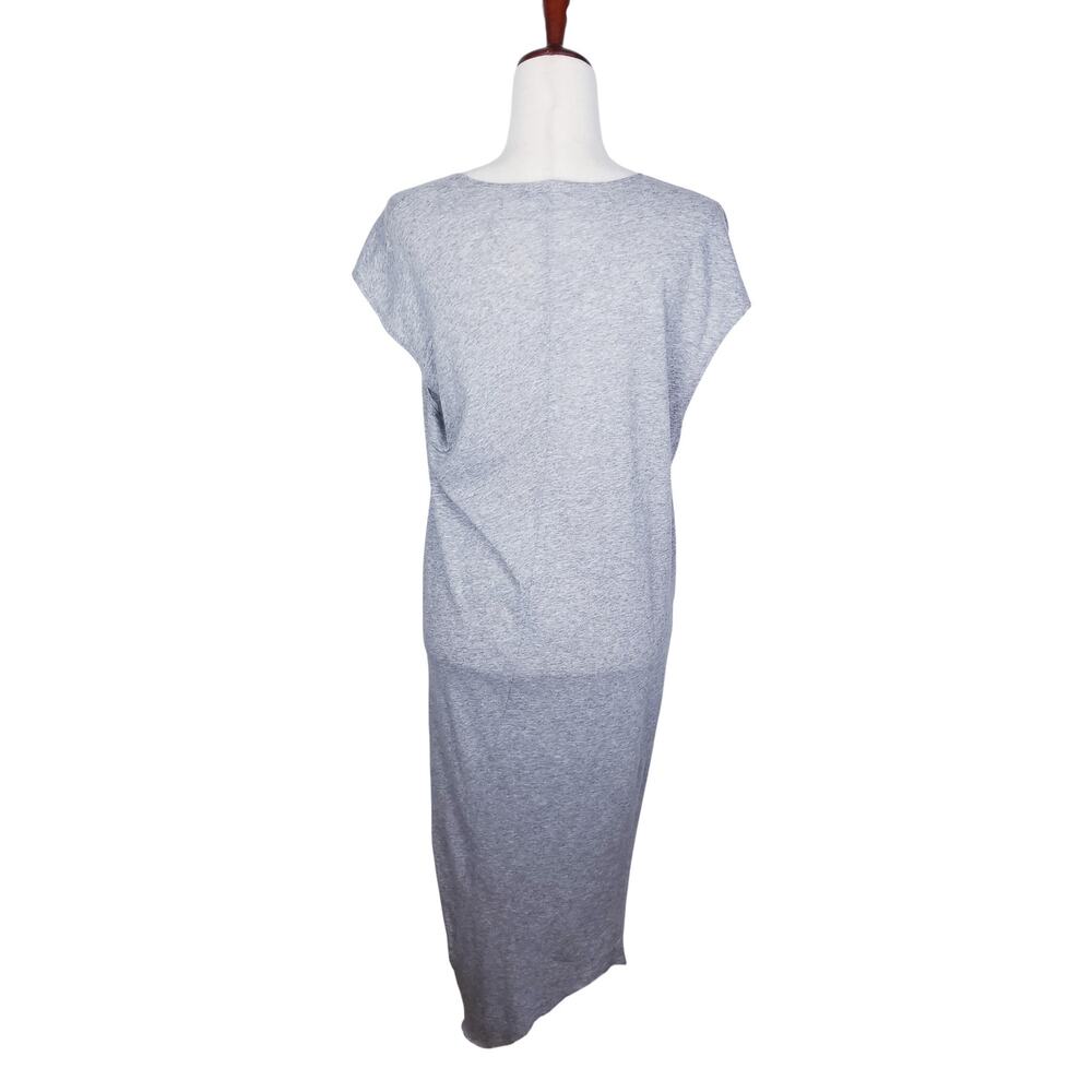 bassike Bias Cut Knit Sheath Dress S/S 100% Organic Cotton - Size XS - Picture 4 of 7